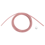 DoDo Bracciale cordino con due pepite in titanio e cinque rondelle bold in argento - immagine 3