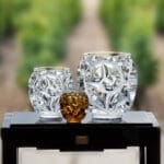 Lalique piccolo vaso Tourbillon Cristallo d'ambra - immagine 3