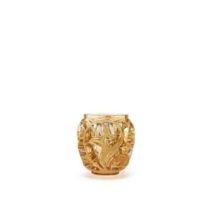 Lalique piccolo vaso Tourbillon Cristallo d'ambra