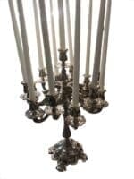 Candeliere in argento massiccio 13 fuochi - immagine 3