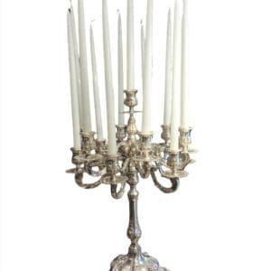 Candeliere in argento massiccio 13 fuochi