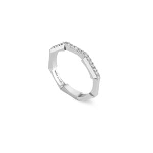 Anello Gucci Link to Love con diamanti