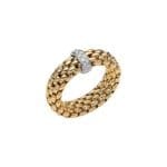Fope Anello vendôme flex'it oro e diamanti