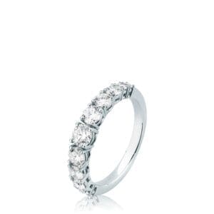 Mirco Visconti Anello Veretta Oro bianco e Diamanti