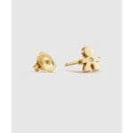 LeBebè Le perle ♡ mono orecchino bimbo oro giallo e diamante - immagine 2