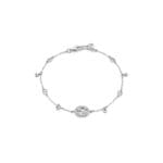 Bracciale Gucci Interlocking G con diamanti