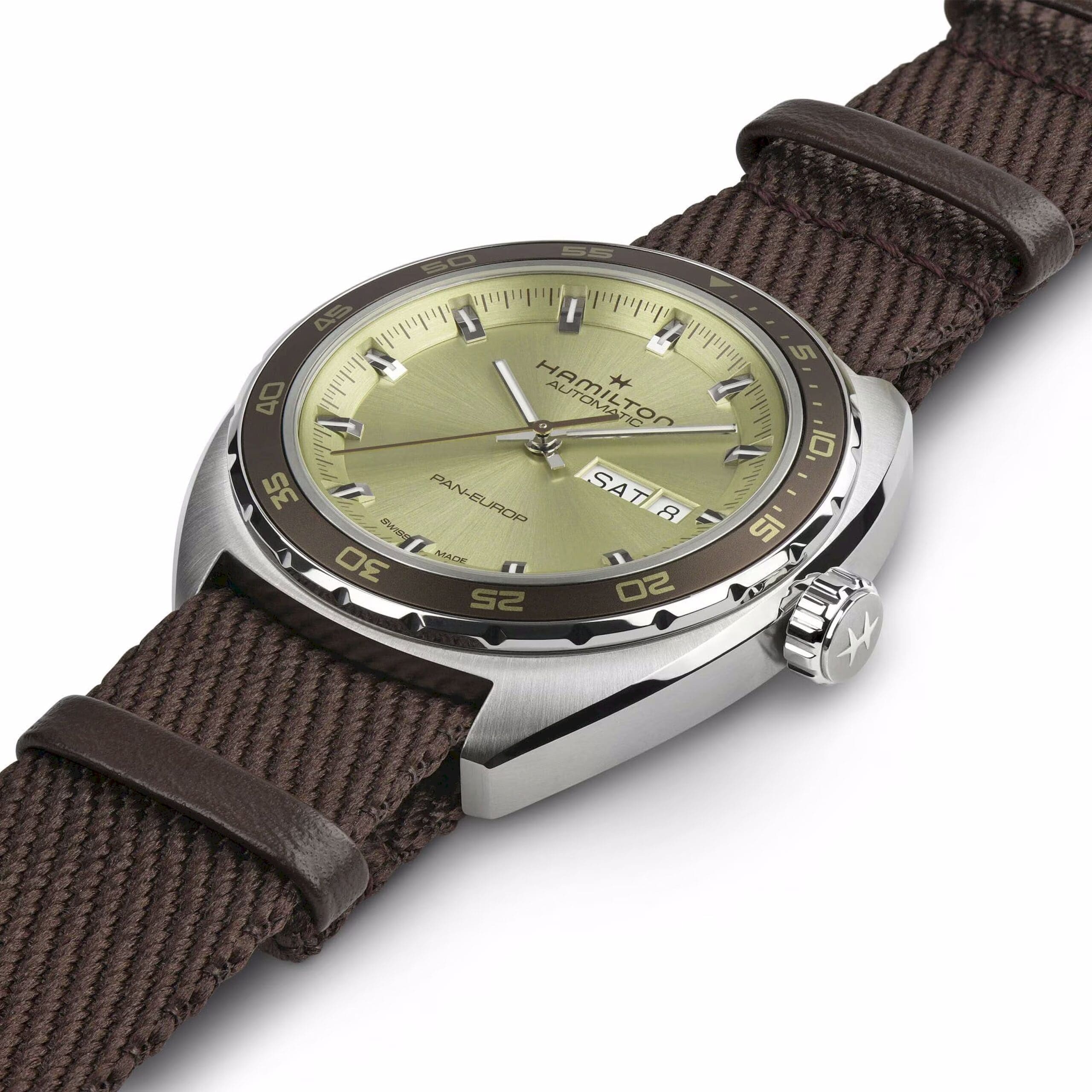 Hamilton Orologio American classic Pan europ day date auto - immagine 6