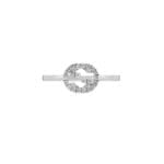 Gucci Anello Interlocking G con Diamanti - immagine 2