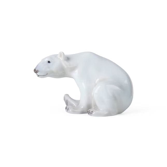 Royal Copenhagen Figurina Orso Polare Seduto 12 cm - immagine 2
