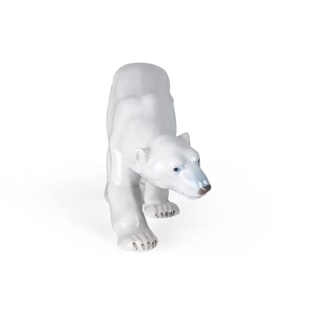 Royal Copenhagen Figurina Orso Polare che cammina 14 cm