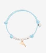 DoDo Bracciale Cordino con granelli e Delfino