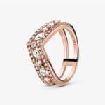 Anello Pandora Chevron Doppio Taglio Marquise