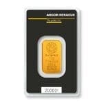 Lingotto in oro Argor-Heraeus gr. 10 - immagine 3