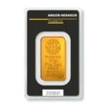 Lingotto in oro Argor-Heraeus gr. 20 - immagine 2