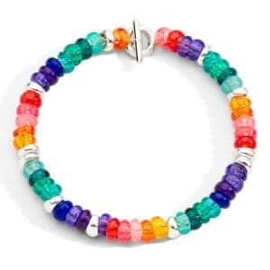 DoDo Bracciale Rondelle Arcobaleno
