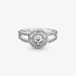Anello Pandora Doppio Punto Luce Scintillante - immagine 4