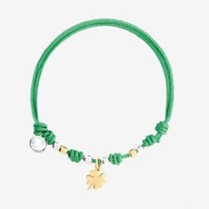 DoDo Bracciale Cordino Quadrifoglio