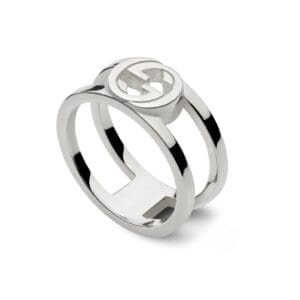 Anello Gucci Interlocking Largo
