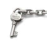 Gucci Bracciale Trademark a catena con chiave - immagine 2