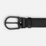 Montblanc Cintura in pelle nera 35mm - immagine 3
