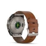 Garmin Orologio fēnix® 8 - 51 mm, AMOLED Sapphire, Titanium con cinturino in pelle Chestnut - immagine 7