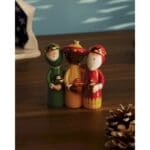 Alessi Uno, Due, Tre Re Magi statuina presepe Happy Eternity Baby - immagine 2