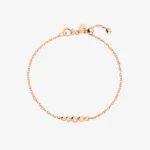 DoDo Bracciale Bollicine oro rosa e diamanti