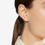 Dodo Orecchino stud Bollicine oro rosa e diamante - immagine 3