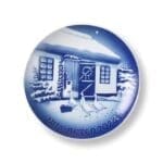 Royal Copenaghen Bing & Grondahl Piatto Di Natale 2024 Natale In Campagna 18 Cm