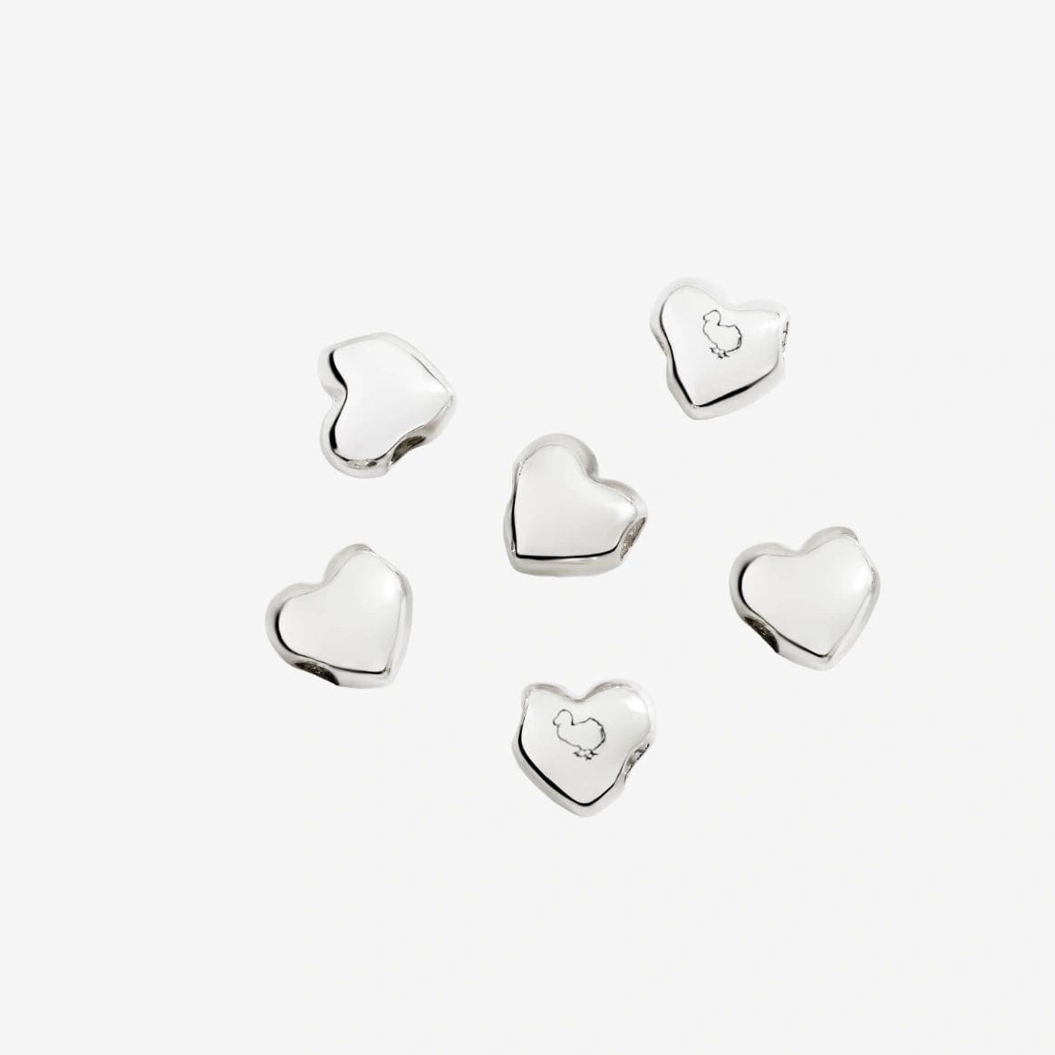 DUC5003_HEART_000AG_010_Dodo_silver-heart-components_risultato DoDo componenti cuore argento - immagine 1