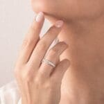 Mirco Visconti Anello Veretta Oro bianco e Diamanti - immagine 2