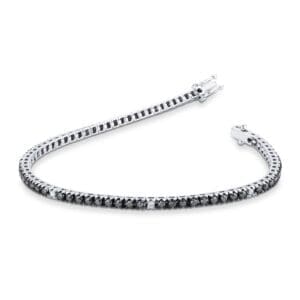 Bracciale Tennis Oro bianco e Diamanti