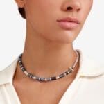 DoDo Bracciale Rondelle Argento e plastica riciclata - immagine 3