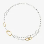 DoDo Collana Essentials Argento e Argento Dorato