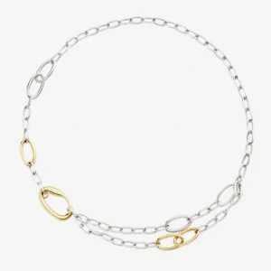 DoDo Collana Essentials Argento e Argento Dorato