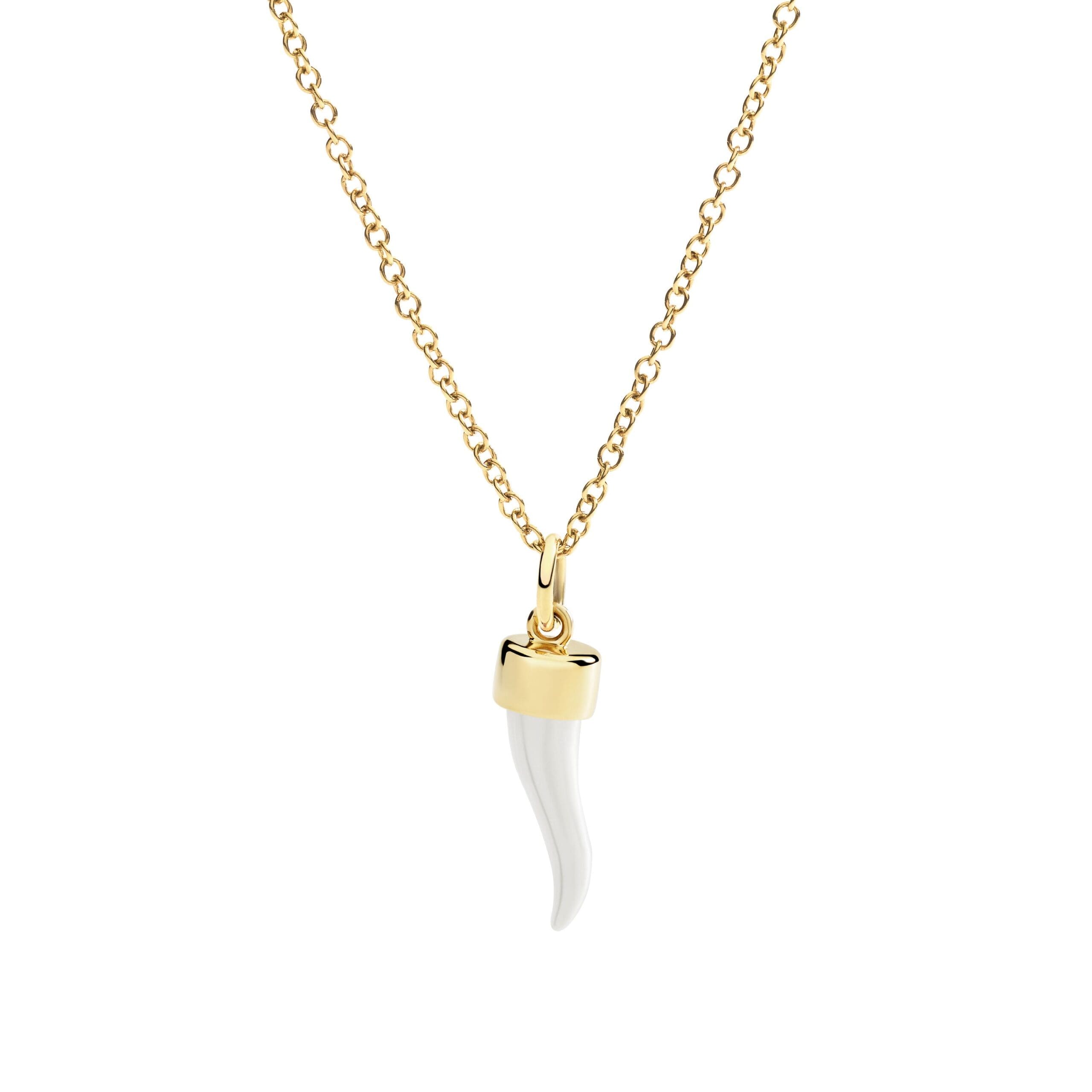 DoDo ciondolo corno oro giallo & argento - immagine 2