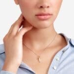 DoDo ciondolo corno oro giallo & argento - immagine 4