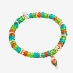 DoDo Bracciale Rondelle argento dorato & plastica riciclata - immagine 2