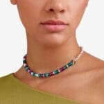 DoDo Bracciale Rondelle argento & plastica riciclata - immagine 4