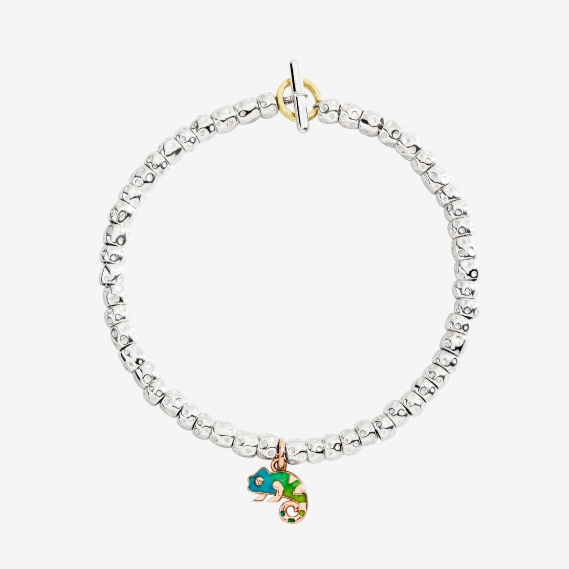 DoDo ciondolo camaleonte oro rosa & smalto - immagine 2