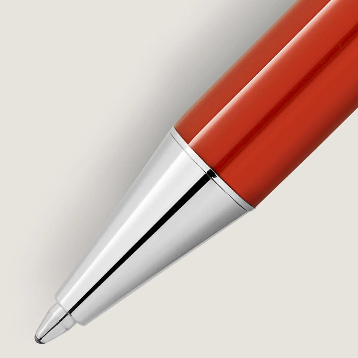 Montblanc Penna a Sfera Heritage Rouge et Noir “Baby” Edizione Speciale Color Corallo - immagine 3