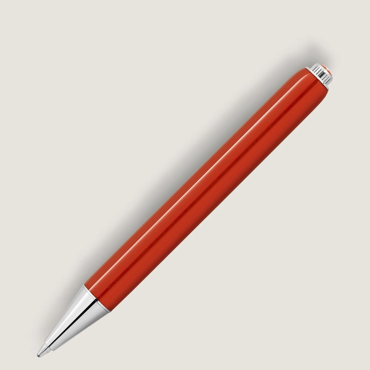 Montblanc Penna a Sfera Heritage Rouge et Noir “Baby” Edizione Speciale Color Corallo - immagine 2