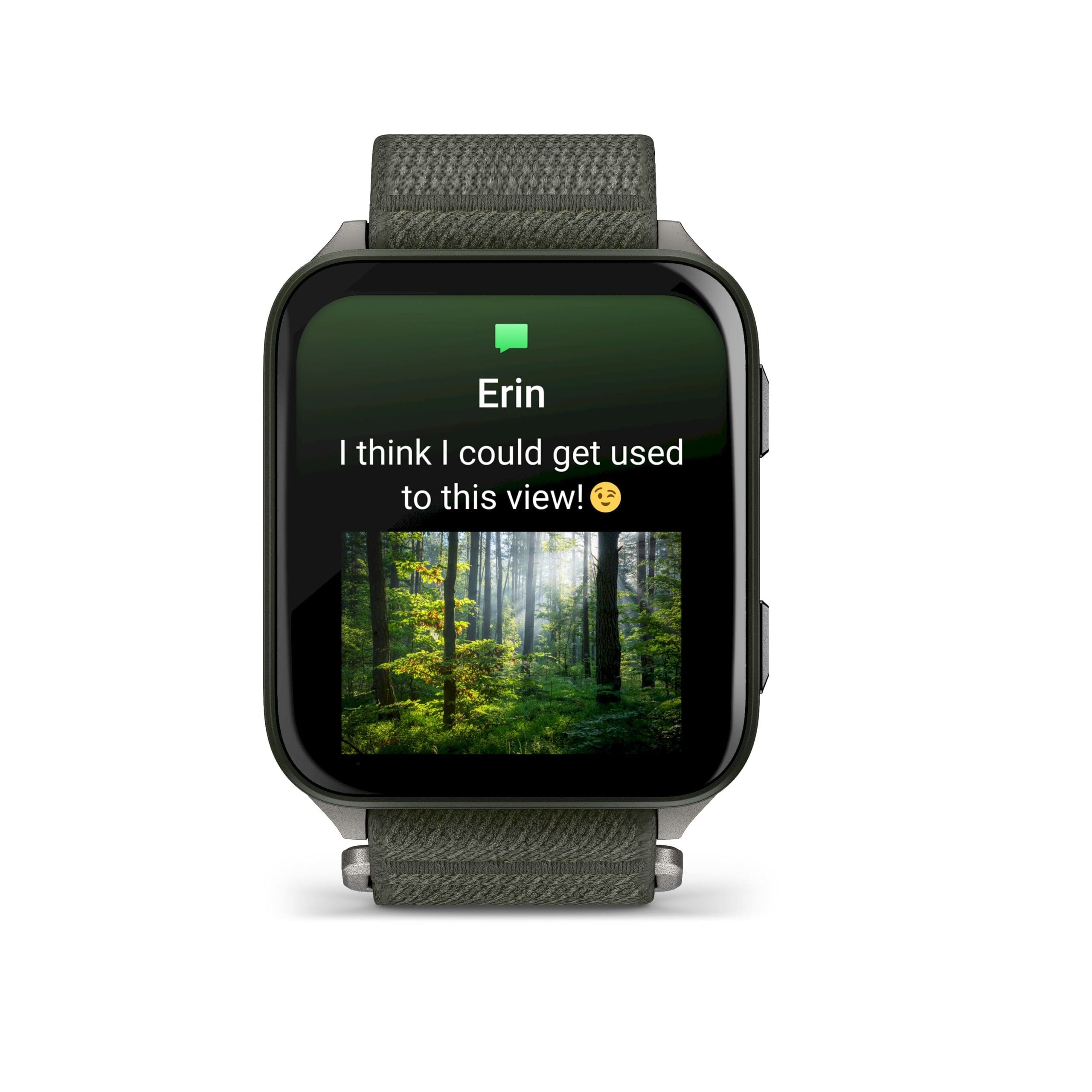 Garmin Orologio Venu® X1 Moss con fondello in titanio e cinturino in nylon ComfortFit moss - immagine 7