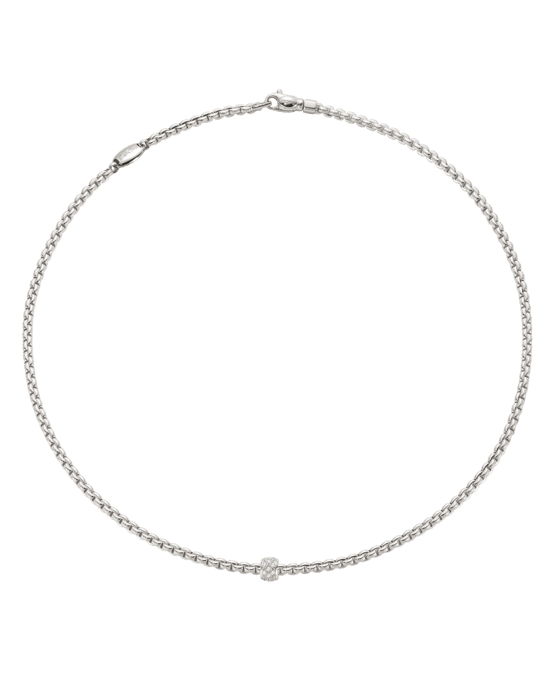 Fope Collana con pavé di diamanti. - immagine 1