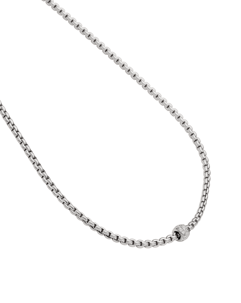 Fope Collana con pavé di diamanti. - immagine 3