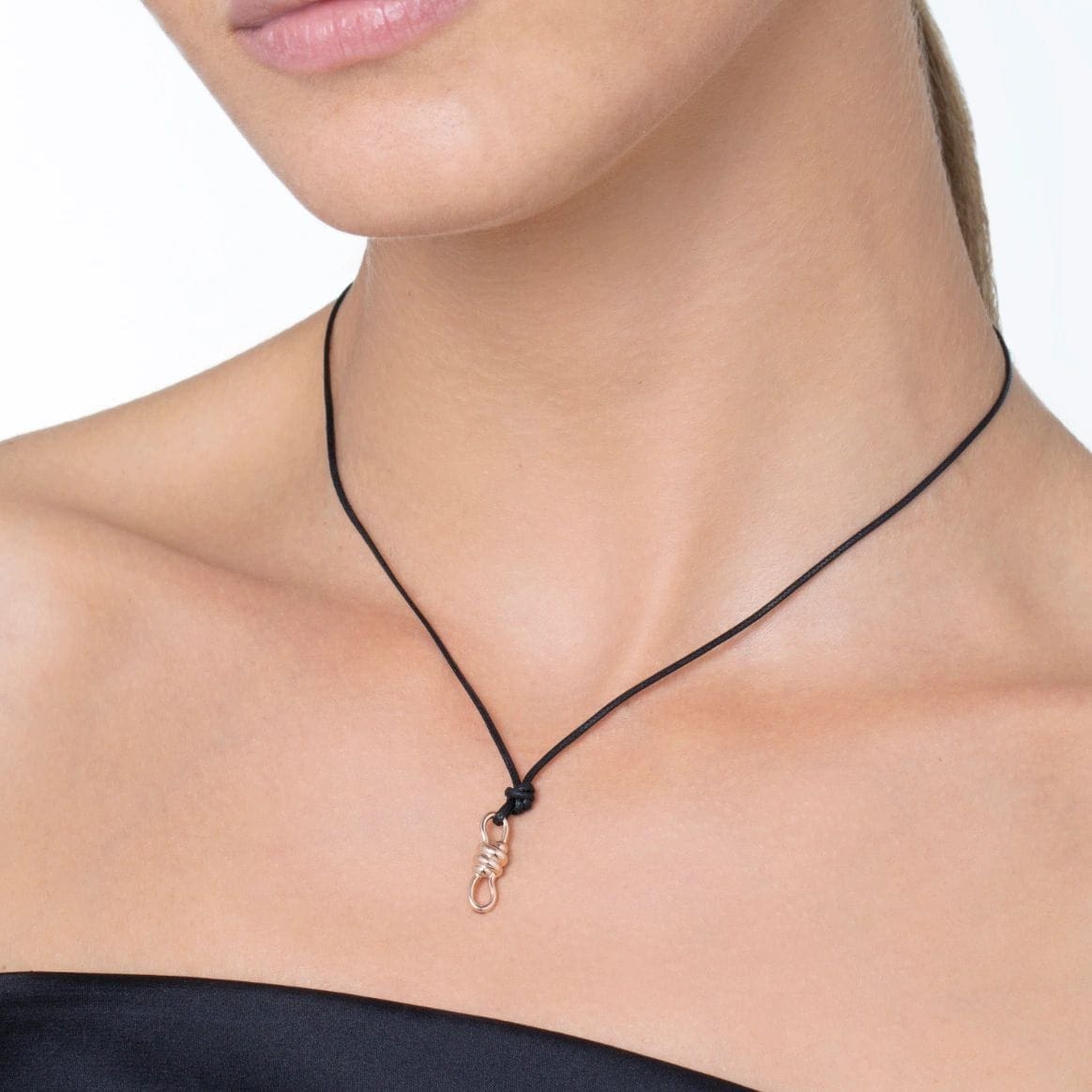 DoDo ciondolo nodo oro rosa - immagine 2