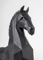 Lladró Figurina Scultura Cavallo Nero opaco - immagine 6