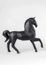 Lladró Figurina Scultura Cavallo Nero opaco - immagine 2