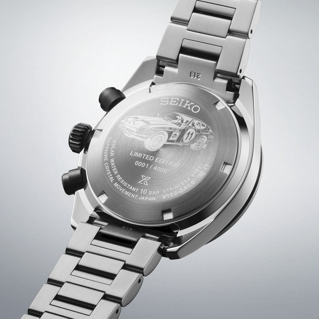 Seiko Orologio Prospex SPEEDTIMER Solar Chronograph Datsun 240Z Edizione limitata di 4,000 esemplari - immagine 4