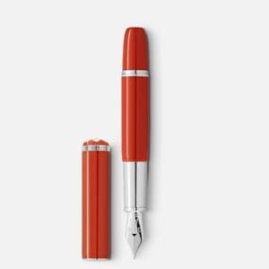 Montblanc Penna Stilografica Heritage Rouge et Noir Baby Edizione Speciale Color Corallo